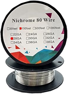 Kukensamy Nichrome 80 wire 100Feet Spool Electrical Resistance Wire 20G 22G 24G 26G 28G 30G 32G 34G 36G 38G DIY tool (20G)