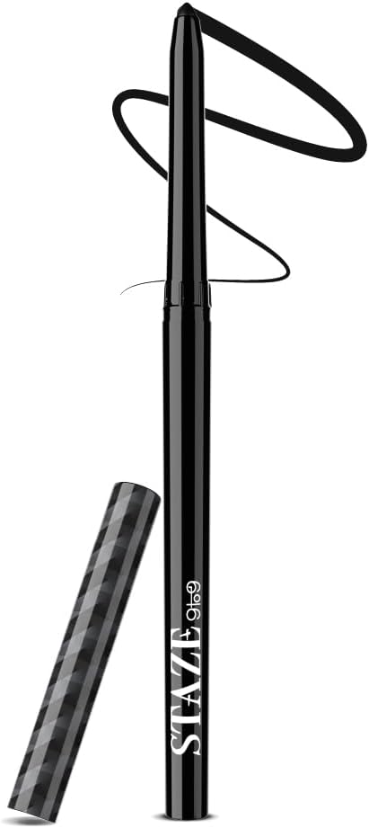 Staze 9To9 All Eyes On You Pencil Kajal | Smudgeproof, Waterproof & 24Hrs Long Stay | One Stroke Smooth Glide | Ultra-Pigmented Intense Black Matte Finish | 01 Blackest Black | 0.3G