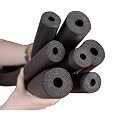 1" 2" 3" Water Pipe Insulation Freeze Protection Foam Tube, Waterproof Pipe Wrap Foam Tubing, Weatherproofing Polyethylene Pipe Coverings for AC Uint, Hollow Foam Hose(3/5" x 7/9" x 5.6Ft)