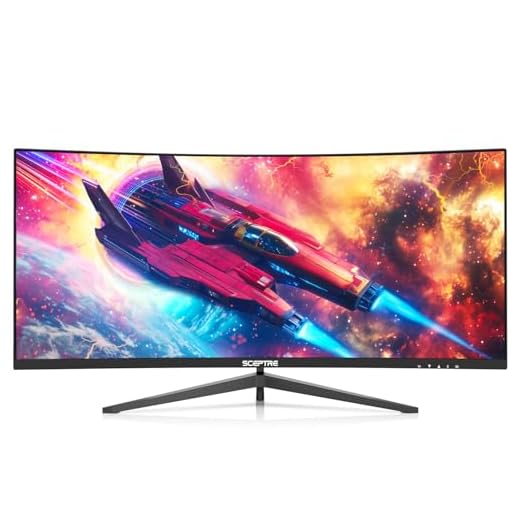 New! Sceptre Curved 30-inch Gaming Monitor 200+Hz FreeSync Build-in Speakers 2560 x 1080p HDMI DP Machine Black 2026 (C305B-200UN Series)