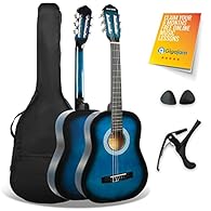 BUNDLE PACK – This 3rd Avenue classical guitar bundle includes everything you might need to get started - a lightweight carry bag with shoulder straps and accessory pocket, a capo for playing your favourite tunes and some plectrums for strumming BEGI...
