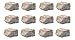 12PK Raw Rhyolite, Igneous Rock Specimens - Approx. 1