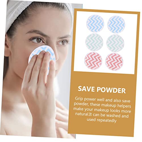 NOLITOY 6 Peças Almofadas De Limpeza De Veludo Para Lavagem Do Rosto Almofada De Limpeza Facial Reut