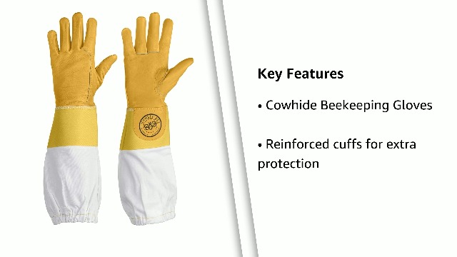 Amazon.com: Humble Bee 113 Cowhide Beekeeping Gloves with