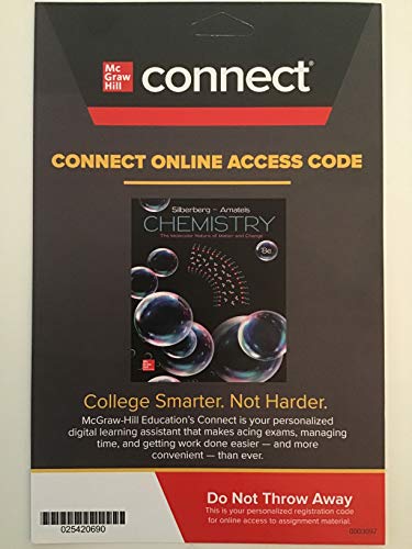 CONNECT ACCESS CARD FOR CHEMISTRY: MOLECULAR NATURE OF MATTER AND CHANGE