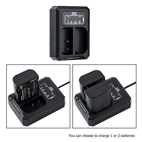 Image of JJC DMW-BLF19 DMW-BLK22 Battery Charger for Panasonic Lumix DC-GH7 GH6 GH5