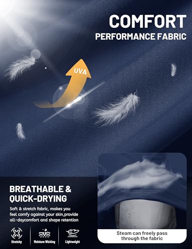 TACVASEN Men's Long Sleeve UPF 80+ Shirts Sun Protection UV SPF Shirts Rash Guard Fishing Running Quick Dry Lightweight4