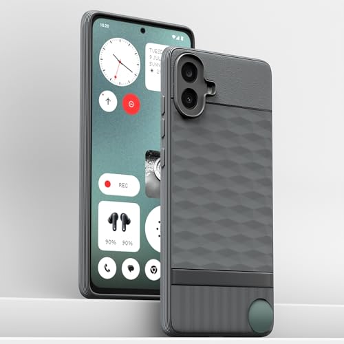 Image of Outlouders Bumper Case for CMF by Nothing Phone 1 5G | Full Camera Protection | TPU Soft Flexible Shockproof Back Cover (Grey)