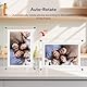 AMABOO Acryl Digitaler Bilderrahmen WLAN,10.1 Zoll Smart elektronischer bilderrahmen mit 32GB großer Kapazität HD IPS Touchscreen, Auto-Rotate, Share Fotos/Videos sofort über Frameo App von überall