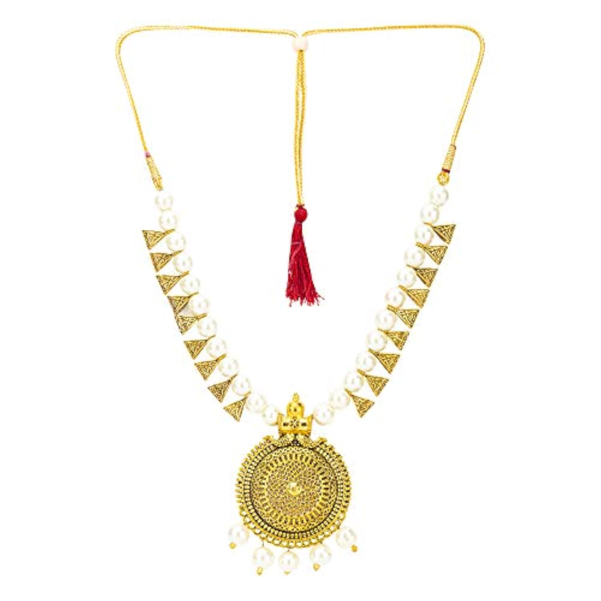 Chic Gold Necklace and Earrings Set