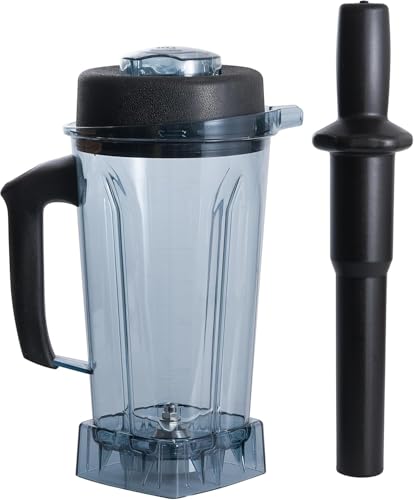 Blender Pitcher For Vitamix fits 64 oz 5200 6300 VM0197 VM0101 VM0103 E310 Classic/Explorian/Commercial Series + Tamper Included