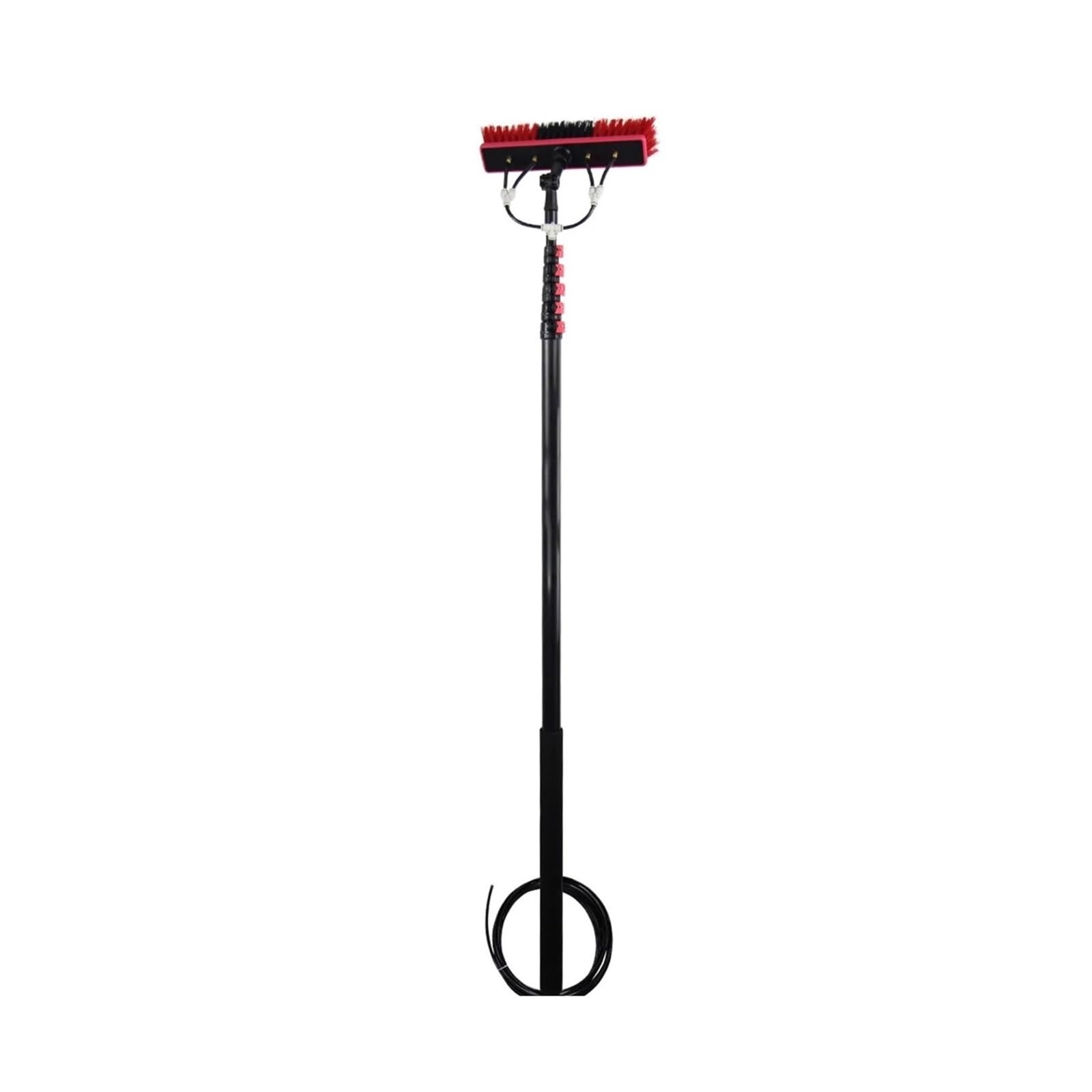 Cleaning Pole Water Supply Telescopic Rod Brush Suitable For Window Solar Photovoltaic Panel Cleaning Rotatable Window Cleaner Equipment