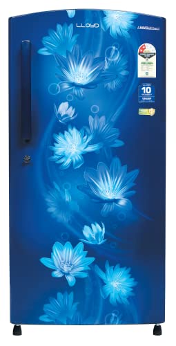 Image of Havells-Havells -LLOYD Refrigerator Single Door 200L 2 Star Fixed Speed Zephyr Blue GPPS /Honey Comb GLDC212SZBT2GB