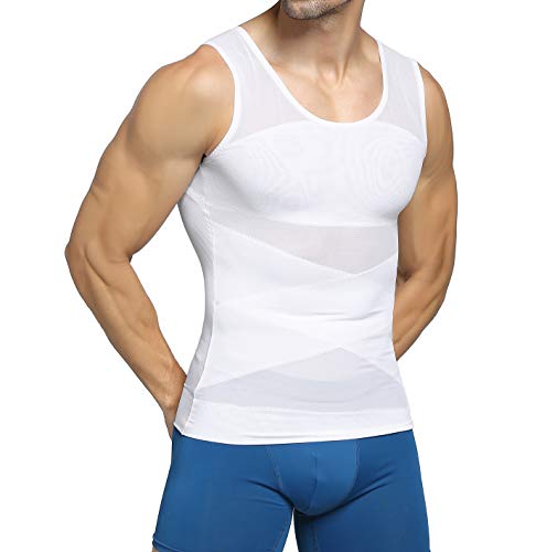 Slimming Vest Tight Body Shaper Tummy Underwear Men Waist Trimmer Hide Gynecomastia Compression