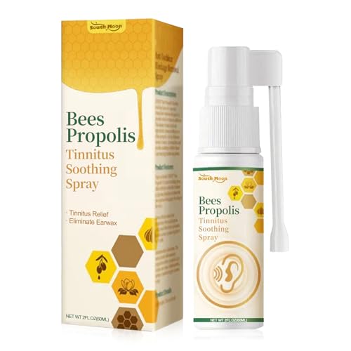 Ohrenschmalz Entferner Spray 60ml, Ohrenreiniger Spray, Propolis Ohrspray, Ohrenpflege Spray, Ohrenschmalz Entfernen, Sanfte Reinigung, Pflege für Den Gehörgang, Hilft Bei Ohrenschmalz