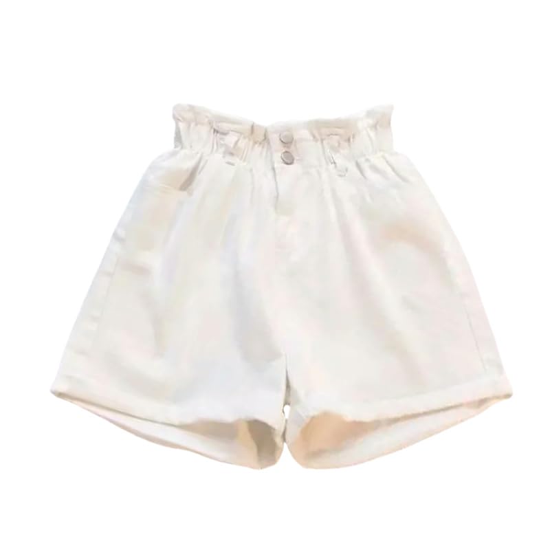 Short en jean ample femme taille haute style coréen pour silhouette affinée