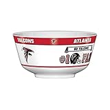 Fremont Die NFL Atlanta Falcons Party Snack Bowl, 11.75' Bowl (2 Gallon), White/Team Colors