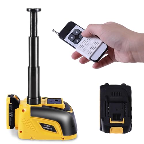 STANDTALL Electric Car Jack Hydraulic Cordless Remote Control 5 Ton 18V Automatic Small Portable...