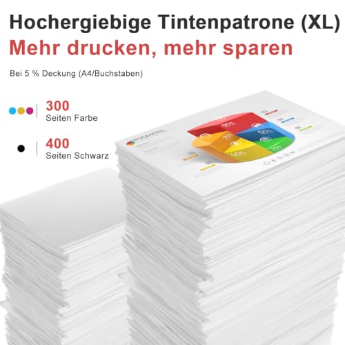 ANKINK Kompatibel Tintenpatrone Druckerpatronen als Ersatz für Canon PG 575XL CL 576XL PG575 CL576 Patrone 575 576 XL für TS3550i TS3551i TS3750i TS3751i TS3752i TR4750i TR4751i Schwarz Farbe 2 Pack