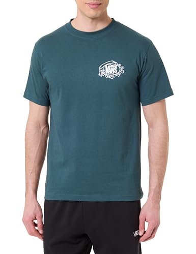 Vans Hot Lines SS - Camiseta Mystic Moss, XXL, Mystic Moss, XXL