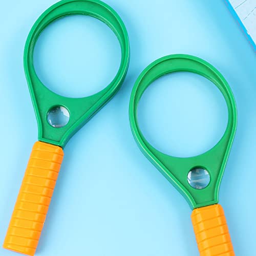 Hand-Held Reading Magnifiers Portable Toy Magnifier Children Magnifying Glass For Stationery Experiment Stationery Tools #TOP3