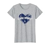 Distressed Heart George Springer Toronto Baseball MLBPA T-Shirt