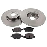 Durchmesser: 251,4 mm Mapco 47017 Bremsensatz Bremsscheiben mit Bremsbeläge Hinterachse