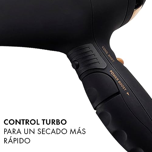 Hot Tools Pro Artist Black Gold 2100 Turbo Ceramic + Ionic Hair Dryer HT7017BG の商品画像 2