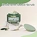 Berlaney Armpit Detox Scrub 8.8 oz with Peppermint, Aloe Vera and Walnut Shell Powder, Underarm Scrub Helps on Removing Odor, Deep Cleanse & Exfoliating, also for Legs, Knee, Feet, Hands Whole Body