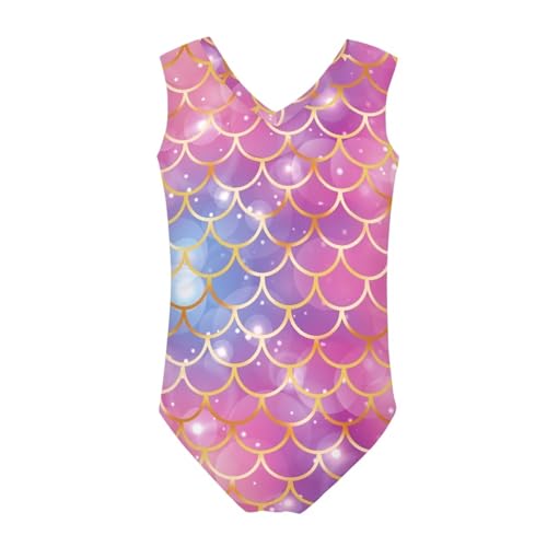 Image of Mumeson Girls One Piece Swimsuits Lightweight V-Neck Swimwear Bathing Suits for Little Girls 3-14 Years