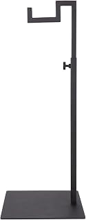 Polmart Countertop Adjustable Display Stand Stand for Handbags, Wreaths, Hats, Scarves, Jewelry & Crafts,Wear-resistant, quiet and sturdy metal base – Black