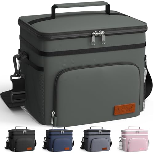 Image of HOTOR Insulated Lunch Box Men Women Leak-Proof Cooler Lunch Bag 9L