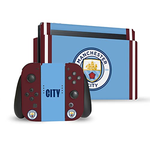 Skin vinyle Manchester City Switch pour éliminer les rayures de dock et traces sur vos manettes