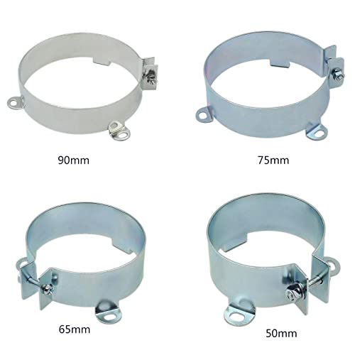 Image of Electrolytic Capacitor Fixing Bracket 2pcs Capacitor Bracket Clamps Holder Clap 50mm 65mm 75mm 90mm Mounting Clip