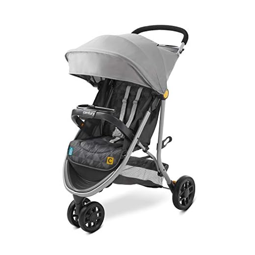 Century Stroll On 3-Wheel Lightweight Stroller, Metro