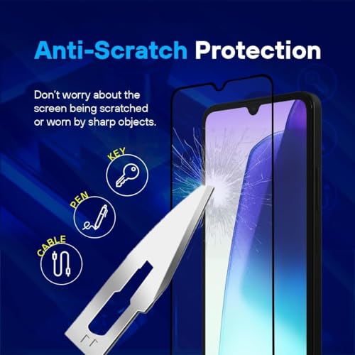 Image of SHILD Military-Grade Gorilla Tempered Glass Screen Protector for Redmi A4, Redmi 14C and Poco C75 (6.88 Inch, Pack of 1) | Edge to Edge Full Coverage | Black Border | Easy Installation Kit Included
