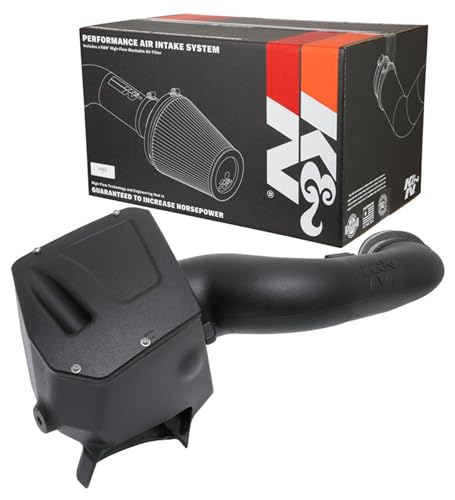 K&N Cold Air Intake Kit: Increase Acceleration & Towing Power, Guaranteed to Increase Horsepower up