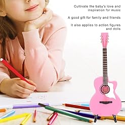 Modèle de Guitare Instrument de Musique Modèle de Guitare Folk Ornement Hêtre Rose 18cm Modèle de Guitare Miniature… - Les Beatles, Paul McCartney, John Lennon, RIngo Starr, George Harrison Modèle de Guitare Instrument de Musique Modèle de Guitare Folk Ornement Hêtre Rose 18cm Modèle de Guitare Miniature… – Image 2
