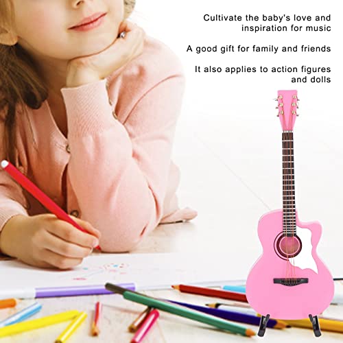 Modèle de Guitare Instrument de Musique Modèle de Guitare Folk Ornement Hêtre Rose 18cm Modèle de Guitare Miniature… - Les Beatles, Paul McCartney, John Lennon, RIngo Starr, George Harrison Modèle de Guitare Instrument de Musique Modèle de Guitare Folk Ornement Hêtre Rose 18cm Modèle de Guitare Miniature… – Image 3