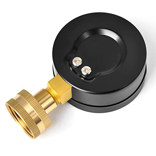 Image of MEANLIN MEASURE 0-150psi Water Pressure Gauge,3 /4 inch Female 2.5 inch FACE DIAL Water Pressure Test Gauge with Sealing Ring, Water Pressure Gauge for Home