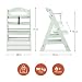 hauck Kinder Hochstuhl Alpha Plus - Mitwachsender Holz Babystuhl (FSC® zertifiziert), Kinderhochstuhl ab 6 Monate, verstellbar, mit Schutzbügel und 5-Punkt-Gurt - Mint