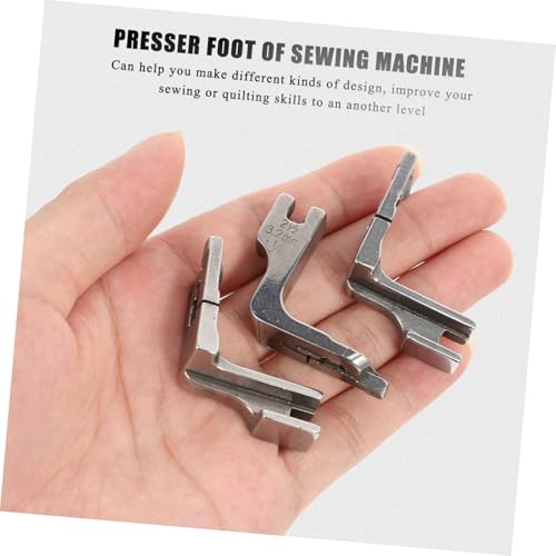 Set de 3 piezas pie prensatela para máquina de coser miniatura 4
