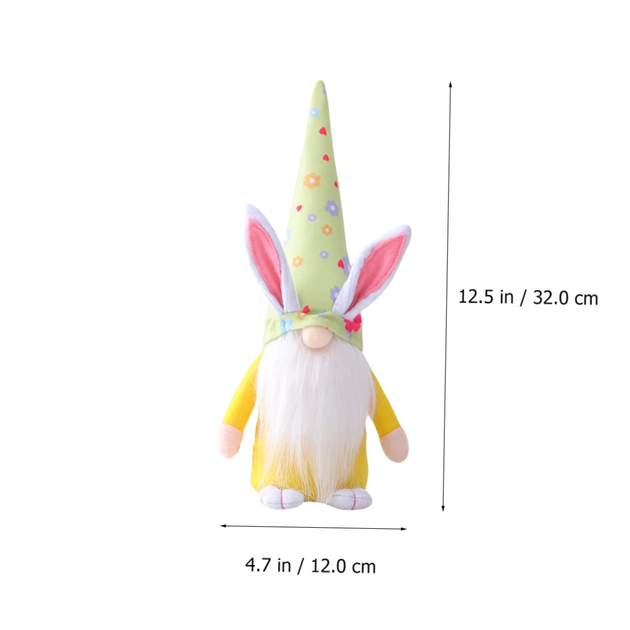 ABOOFAN 2 Sätze Osterpuppe Figur Babypuppe Osterhasen- Zwerge Plüsch Hasenpuppe Büro Dekoration Kaninchenzwergpuppendekoration GNOME Puppe Tischdekoration Acryl 3 Stück * 2