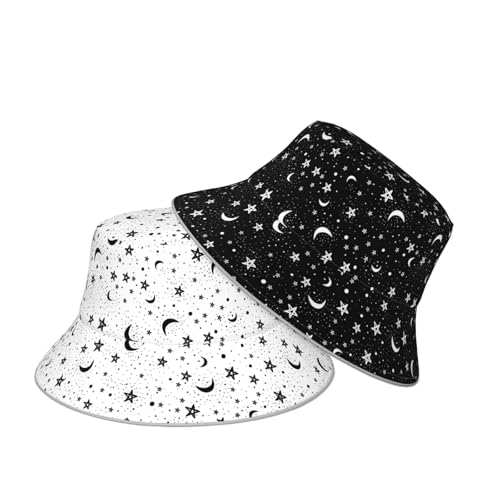 Bucket Hat Hat Reversible Fisherman Hats Double Sided Wearing Women Men