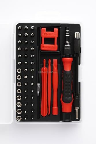 Busstier 52 Parça Tornavida Seti Manyetik Hassas Uçlu Tornavida Tamir Seti Telefon Bilgisayar Saat Elektronik Onarım Aracı Profesyonel El Aleti Takımı