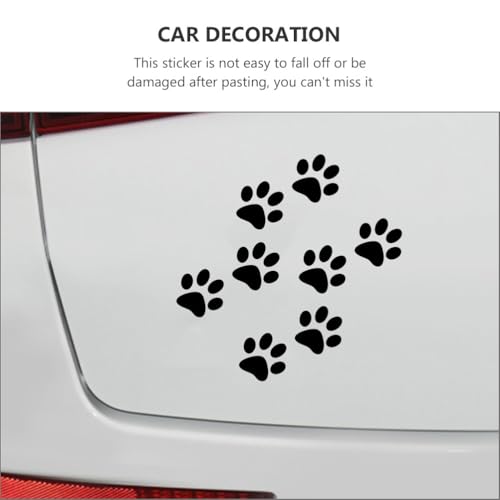 GALPADA 24st Autoaufkleber Mit Katzenpfotenabdruck Auto- Autofenster Aufkleber Katzen-fußabdruck Aufkleber Fürs Auto Karosserieaufkleber Aufkleber Für Auto Pvc Schmecken Heckscheibe