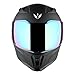 1Storm Motorcycle Full Face Helmet for Adults Men and Women Street Bike Racing Helmet DOT Approved with one Extra Clear Shield: KT828 Matt Black