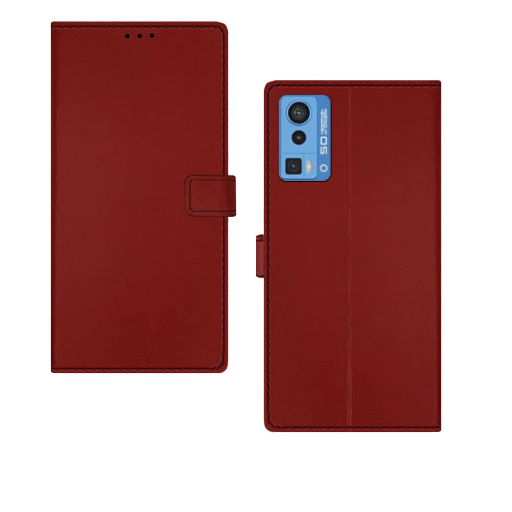 Inktree Lava Blaze Pro Flip Case | Premium Leather Finish Flip Cover |Complete Protection Flip Cover for Lava Blaze Pro - Mehroon Red (B0BHR46XDH) Amazon Price History, Amazon Price Tracker