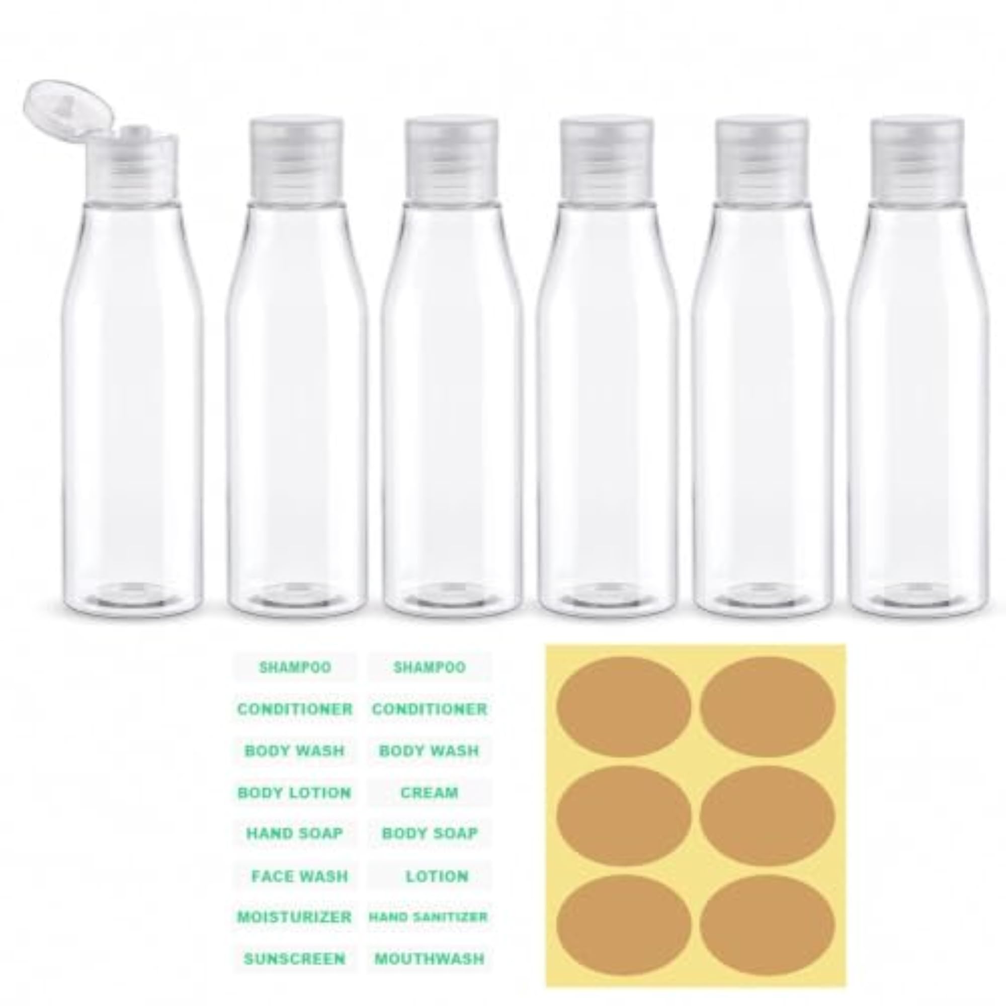 TSA Approved Travel Shampoo Bottles