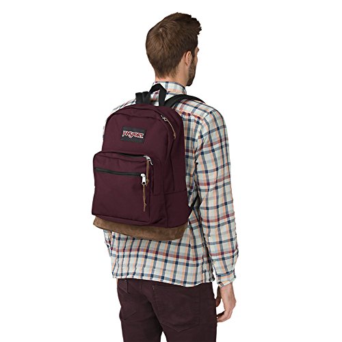 Mochila Right Pack Jansport, Unissex, Dried Fig , tamano Único
